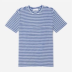 Everlane blue and white striped T-shirt